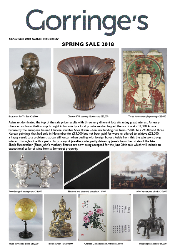 Spring 2018 Fine Sale Newsletter Gorringes